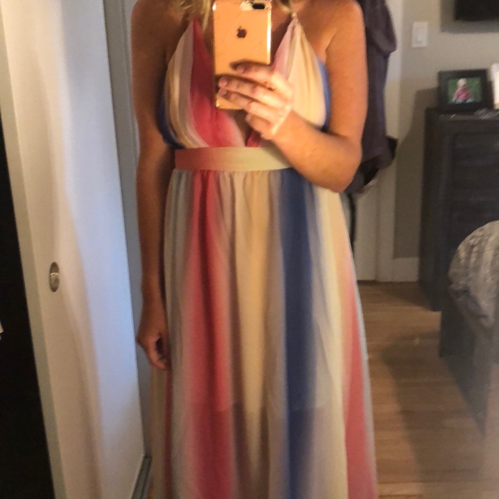 Striped Maxi Dress